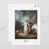 Marguerite Gérard #6 - Briefkaart met fijne kunst (Voorkant / Achterkant)