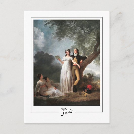 Marguerite Gérard #6 - Briefkaart met fijne kunst (Voorkant)