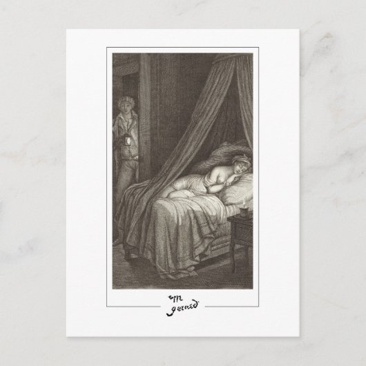 Marguerite Gérard #7 - Briefkaart met fijne kunst (Voorkant)