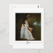 Marguerite Gérard #8 - Briefkaart met fijne kunst (Voorkant / Achterkant)