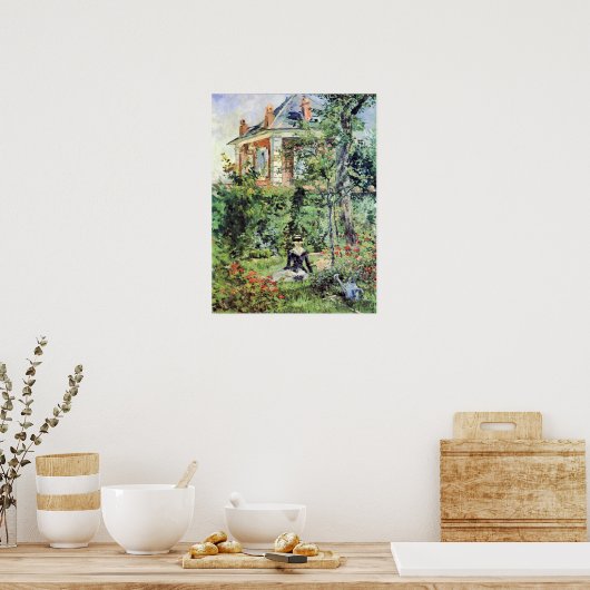 Marguerite in de tuin van Bellevue Poster (Keuken)