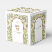 Marguerite Madelief Delicate Art Nouveau Mucha Bedankdoosjes (Achterkant)