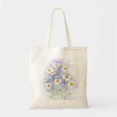 Marguerite madeliefje handgeschilderde waterverf M Tote Bag (Voorkant)