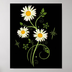 Marguerites Daisy Lente Zomer Daisies Bloem 1 Poster