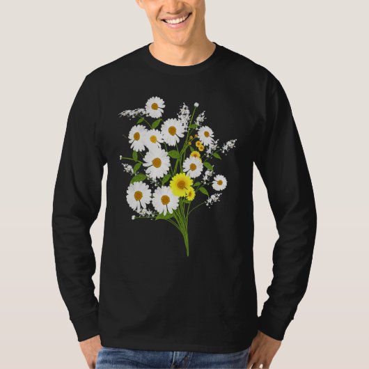 Marguerites Daisy Spring Flower Daisies Plant Gard T-shirt (Voorkant)