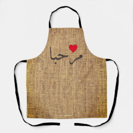 Marhaba - Arabisch Welkomstwoord - Oostenrijk Schort