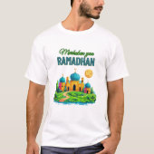 Marhaban Ya Ramadhan Islamitische Feestdag T-shirt (Voorkant)