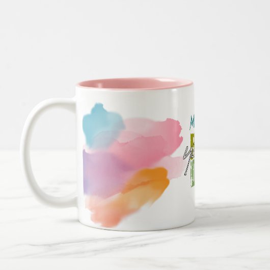 Marhaban ya Ramadhan Two-Tone Coffee Mok (Links)