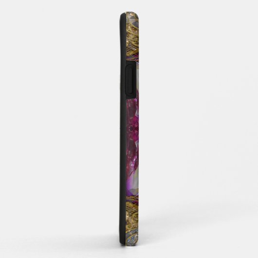 Marhausse Plash Elegant Monogram Case-Mate iPhone Case (Achterkant/rechts)