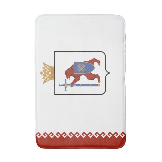 Mari El Flag Badmat (Voorkant Verticaal)