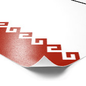 Mari El Flag Foto Afdruk (Hoek)