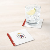 Mari El Flag Kartonnen Onderzetters (Insitu)