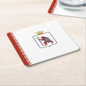 Mari El Flag Kartonnen Onderzetters (Schuin)