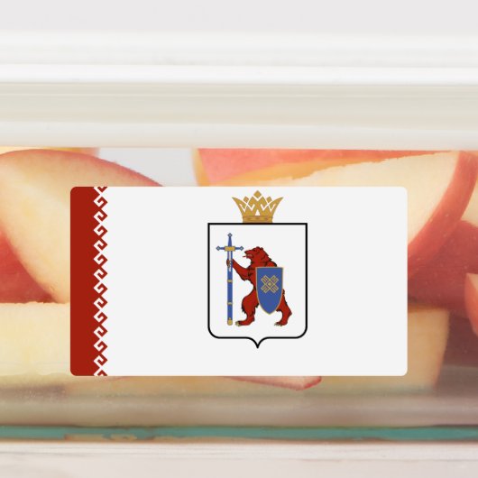 Mari El Flag Labels (Aangebracht)