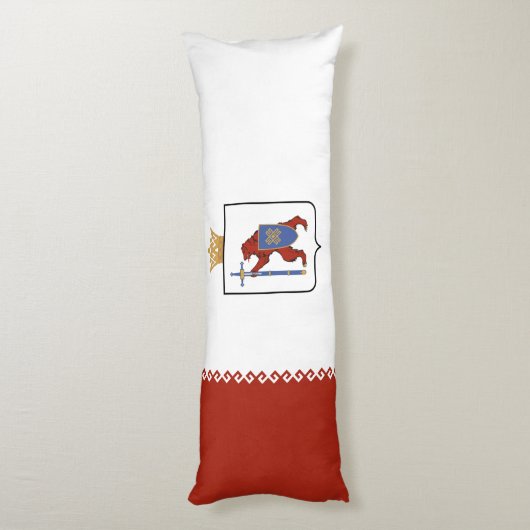 Mari El Flag Lichaamskussen (Achterkant (Verticaal))