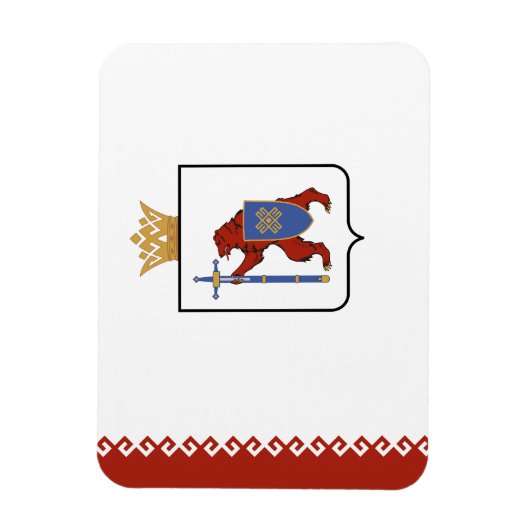 Mari El Flag Magneet (Verticaal)