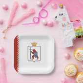 Mari El Flag Papieren Bordje (Feest)