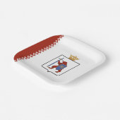 Mari El Flag Papieren Bordje (Gebogen)