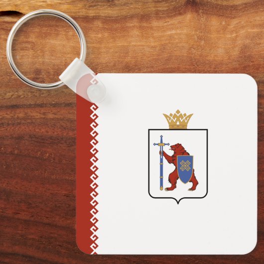 Mari El Flag Sleutelhanger (Voorkant)