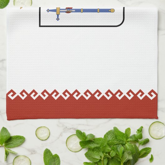 Mari El Flag Theedoek (Gevouwen)