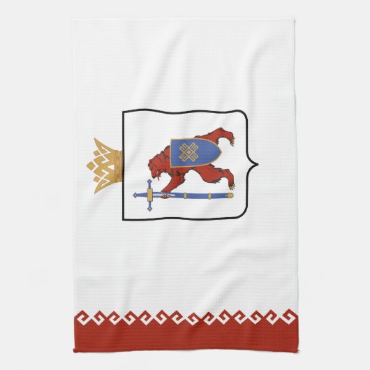 Mari El Flag Theedoek (Verticaal)