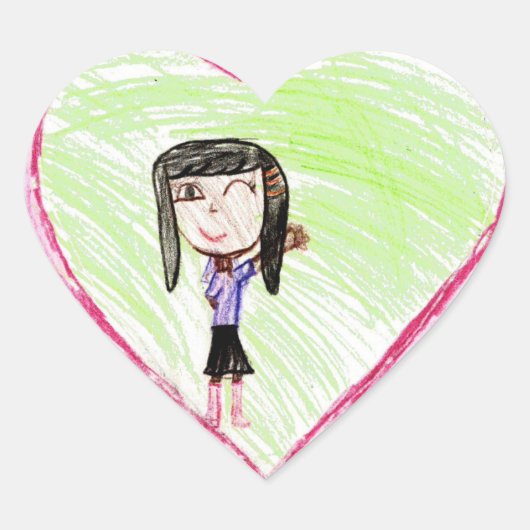 Mari: Hart Sticker (Voorkant)