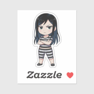 Mari Kurihara Chibi Dom Look Sticker