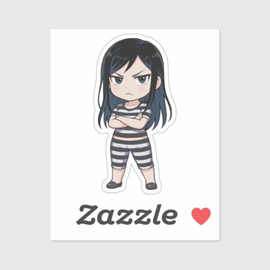 Mari Kurihara Chibi Dom Look Sticker (Vel)