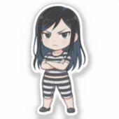 Mari Kurihara Chibi Dom Look Sticker (Voorkant)