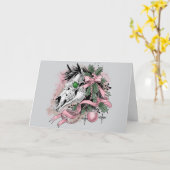 Mari Lwyd Kaart (Gele Bloem)