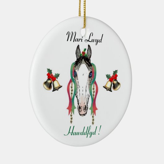 Mari Lwyd Ornament (Rechts)