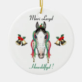 Mari Lwyd Ornament (Voorkant)