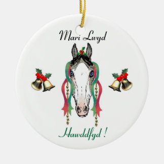 Mari Lwyd Ornament