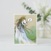 Mari Lwyd - Spooky Yule Critter Briefkaart (Staand voorkant)