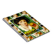 Mari Pi Oranje Label multiprint Notitieboek (Rechterzijde)