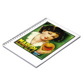 Mari Pi Oranje label Notitieboek (Linkerzijde)