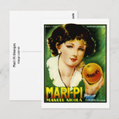 Mari Pi Sinaasappels Briefkaart (Voorkant / Achterkant)