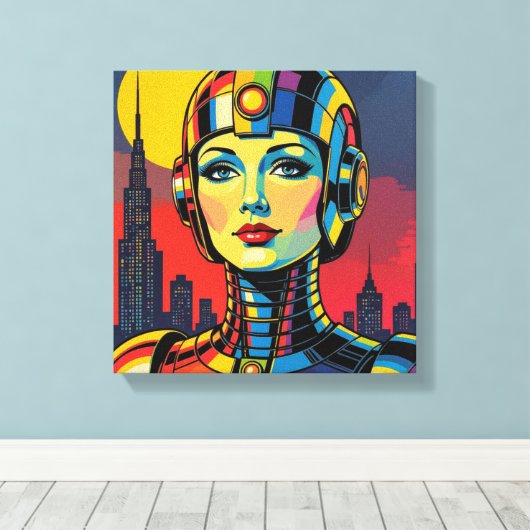 MARIA-13 CANVAS AFDRUK (Insitu (Houten vloer))