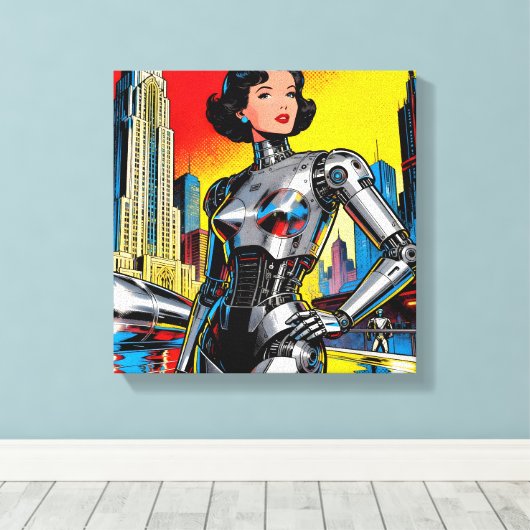 MARIA-14 CANVAS AFDRUK (Insitu (Houten vloer))