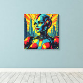 MARIA-19 CANVAS AFDRUK (Insitu (Houten vloer))