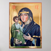 Maria Advocata Nostra Icon Poster (Voorkant)