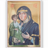 Maria Advocata Nostra Icon Sticker (Voorkant)