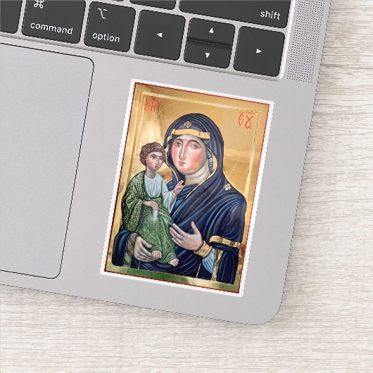 Maria Advocata Nostra Icon Sticker (Detail)