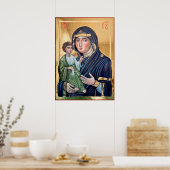 Maria Advocata Nostra Icoon Poster (Keuken)