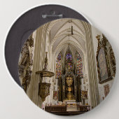 Maria Am Gestade, Wenen Oostenrijk Ronde Button 6,0 Cm (Voorkant /achterkant)