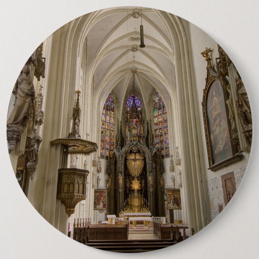 Maria Am Gestade, Wenen Oostenrijk Ronde Button 6,0 Cm (Voorkant)