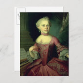 Maria-Anna Mozart, genaamd "Nannerl" Briefkaart (Voorkant / Achterkant)