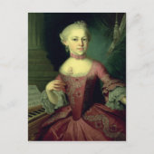 Maria-Anna Mozart, genaamd "Nannerl" Briefkaart (Voorkant)