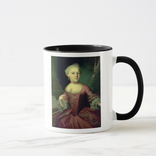 Maria-Anna Mozart, genaamd "Nannerl" Mok (Rechts)