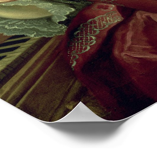 Maria-Anna Mozart, genaamd "Nannerl" Poster (Hoek)